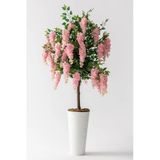 Güleç Yapay Çiçek Yapay Sümbül Ağacı 180 Cm Pembe