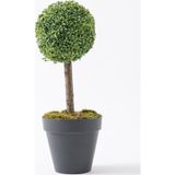 Güleç Yapay Çiçek Yapay Top Şimşir Ağacı Tekli 70 Cm