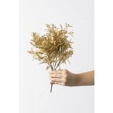 Güleç Yapay Çiçek Yapay Zeytin Demeti Gold 30 Cm 5 Dal(Uv)