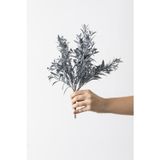 Güleç Yapay Çiçek Yapay Zeytin Demeti Gri 35 Cm 5 Dal(Uv)