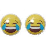 Gülen Emoji Şekilli Cep Sobası El Isıtıcı,2 Adet Sıcak Su Torbası Pvc 9cm