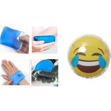 GÜLEN EMOJİ ŞEKİLLİ CEP SOBASI EL ISITICI,SICAK SU TORBASI PVC 9cm