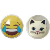 Gülen Emoji,kedi Cep Sobası,el Isıtıcı,2 Adet Sıcak Su Torbası Pvc 9cm