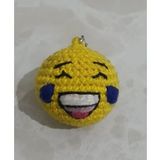 Gülen Surat Emoji Amigurumi Anahtarlık Oyuncak