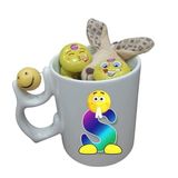 Gülen Yüzler Kupasında Emoji Çikolata ve Ayıcık ERAŞ246464654545