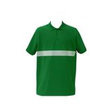 Gülep İş Polo Yaka Tişört Reflektörlü Yeşil YEŞİL - M - SOL GÖĞÜS BASKI