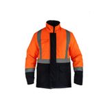 Gülep İş Reflektörlü Oxford Parka Turuncu Lacivert İş Montu M