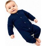 Güler Butik Yenidoğan Erkek Bebek Indigo Soft Tulum Şık Bebek Kıyafeti Rahat Günlük Bebek Giyim - 320Indigo - 0 - 3 Ay