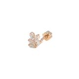 Güler Yüzlü Silver BAGET YAPRAK GÜMÜŞ TRAGUS PIERCING - ROSE BAKIR