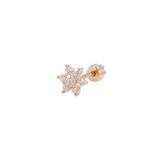 Güler Yüzlü Silver ÇİÇEK GÜMÜŞ TRAGUS PIERCING - ROSE BAKIR
