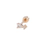 Güler Yüzlü Silver ÇITIR DAMLA GÜMÜŞ TRAGUS PIERCING - ROSE BAKIR