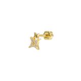 Güler Yüzlü Silver IŞILTI GÜMÜŞ TRAGUS PIERCING - ALTIN SARI