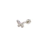 Güler Yüzlü Silver KELEBEK GÜMÜŞ TRAGUS PIERCING - RODYUM BEYAZ