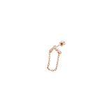 Güler Yüzlü Silver SALLANTILI ÜÇGEN GÜMÜŞ TRAGUS PIERCING - ROSE BAKIR