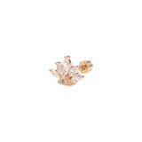 Güler Yüzlü Silver TAÇ GÜMÜŞ TRAGUS PIERCING - ROSE BAKIR