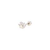 Güler Yüzlü Silver TAŞLI PATİ GÜMÜŞ TRAGUS PIERCING - RODYUM BEYAZ