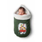 GÜLERBEBECİX Bebek Kundak Araba Desenli