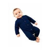 Gülerçocuk Unisex Yenidoğan İndigo Soft Bebek Tulum Şık Bebek Kıyafeti Rahat Günlük Bebek Giyim