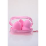 GulFlower Özel Çantalı 3'lü Makyaj Süngeri Pink