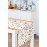 GULHANILE Çiçek Desen Saten Runner runner