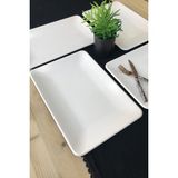 Gulhanile Kare Mat Krem 6 Adet 31 x 21 cm Kahvaltı Servis