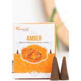 Gülhanya Amber Konik Tütsü - Kahverengi - 10 Adet