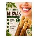 GÜLİSTANHAC Premium Misvak (5 Adet) – Geleneksel Ağız ve Diş Bakımı İçin Doğal Temizleme Çubuğu