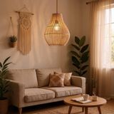 Güller Düz Rattan - Saman Sarısı