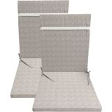 Güllüce Home 2'li Sünger Dolgulu Sandalye Minderi - 40 x 90 cm - Sütlü Kahve