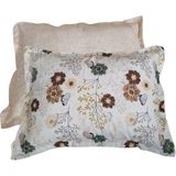 Güllüce Home Tek Kişilik Yastık Kılıfı Takımı - 50 X 70 - Bej - Kahve