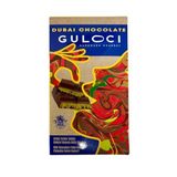 GULOCI Dubai Çikolatası - Antep Fıstıklı Tahinli Kadayıf Dolgulu Sütlü Çikolata - 200 GR