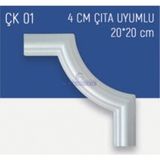 Güloğlu Storpiyer Güloğlu Stropiyer 4 cm Düz Çıta Köşesi - 4 Adet