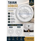 GÜLOĞLU STROPİYER Antik Osmanlı Tavan Lamba Göbeği 40 Cm