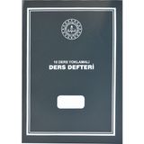 Gülpaş 10 Ders Yoklamalı Ders Defteri 28X41 Gri Plastik Kapak