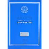 Gülpaş 10 Ders Yoklamalı Ders Defteri 28X41 Mavi Plastik Kapak