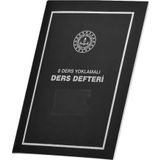 Gülpaş 8 Ders Yoklamalı Ders Defteri Siyah Plastik Kapak 388