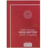Gülpaş Ders Defteri Yoklamalı Plastik Kapak 8.Ders 25X35 Cm 5-6-7-8-9-10-11-12 Sınıflar