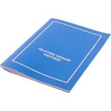 Gülpaş Işletme Hesabı Defteri Plastik Kapak 21X30 24 Yaprak (131) - 41 Delft Blue