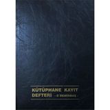 Gülpaş Kütüphane Kayıt Defteri 100 Yaprak Suni Deri Ciltli 20 x 28 cm