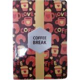 Gülpaş Sert Kapak Hafif Defteri 17 x 24 cm Kareli 144 Yaprak Coffe