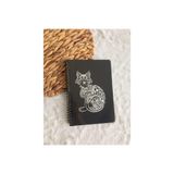 Gülpaş Siyah Defter A5 Paperart Kedi, Spiralli, 50 Yaprak