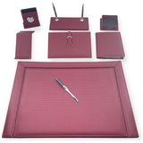Gülpaş Sümen Takımı Lüx Derı 10 Parça Macro Desen Bordo