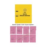 Gülpaş T.c. M.e.b. Öğretmen Özlük Dosyası 1 Klasör + 8 Dosya (sarı Klasörde)