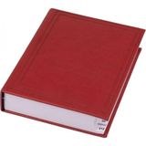Gülpaş Ticari Fihrist Termo Deri Kapak 30'lu 17 x 24 cm - Kırmızı