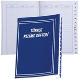 Gülpaş Türkçe Kelime Fihristi 14X20 56 Yp Mavi Renkli Kapaklı Defterler