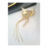GÜLPEŞE Büyük Boy Gold Metal Mandal Toka Yusufçuk Saç Pençesi Glpş-3110