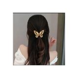GÜLPEŞE Çelik Yaylı Gold Kelebek Mandal Toka F1333