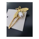 GÜLPEŞE KADIN GOLD METAL ARI DETALI PENS TOKA KISTIRMA-464