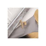 GÜLPEŞE Küçük T Gold Metal Mandal Toka 1. Sınıf Yaylı Topuz Tokası