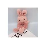 GÜLPEŞE Pembe Peluş Tavşan Toka Topuz Tokası